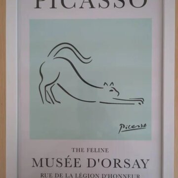 The Feline Line Drawing by Pablo Picasso Print review