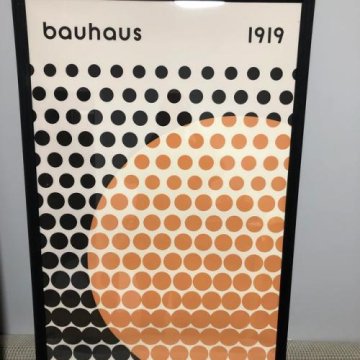 Bauhaus 1919 Geometric Circles Art Print | Bauhaus