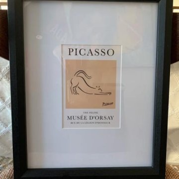 The Feline Line Drawing by Pablo Picasso Print review