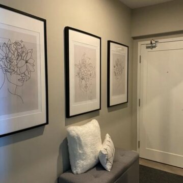 Head of Flowers Line Art Print review