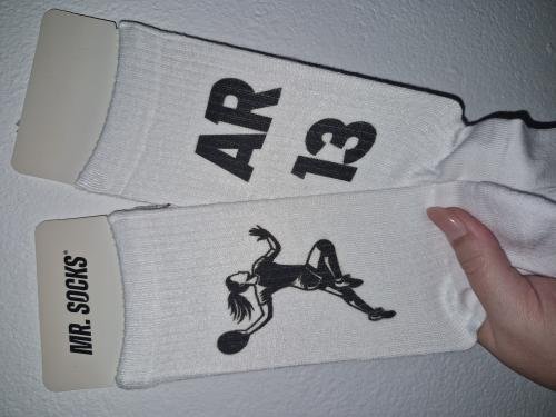 Mr. Socks Tennissocken Weiß in zwei Größen