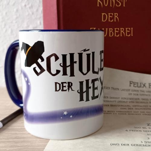 1. Stk. Sublimationstasse, farbige Innenseite / Griff (17 Farben)