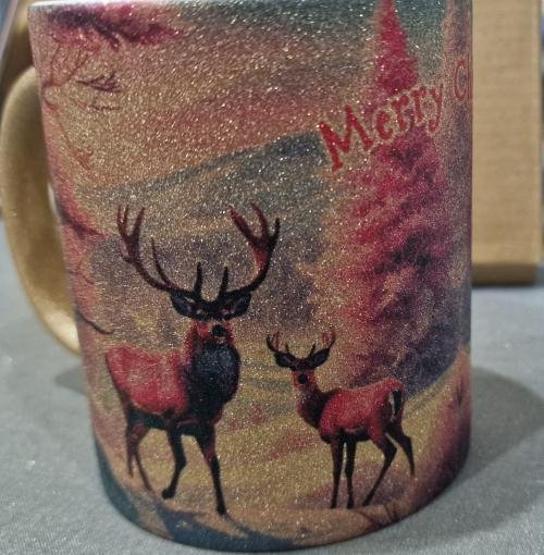 Glitzertasse, 9 Farben, 330 ml, Sublimation