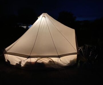 4m Bell Tent With Stove Hole & Flap review