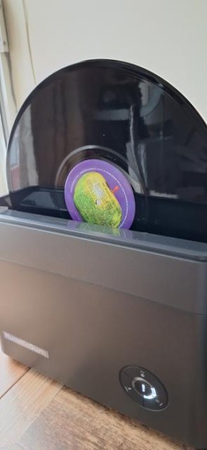 ハミングル製超音波式レコードクリーナー| 7＆10インチレコード