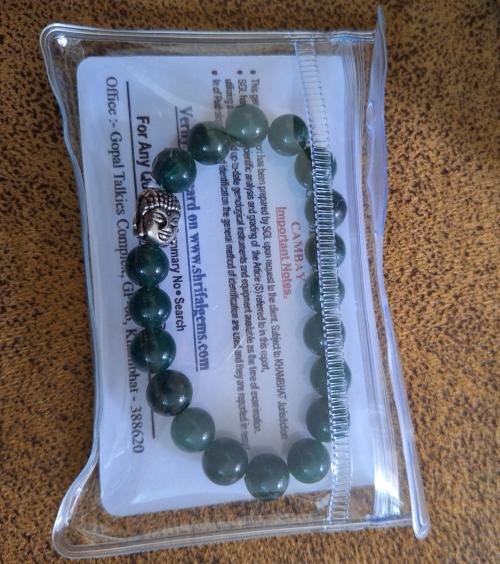 Zen Green Jade Bracelet for Wealth | Good Fortune & Luck