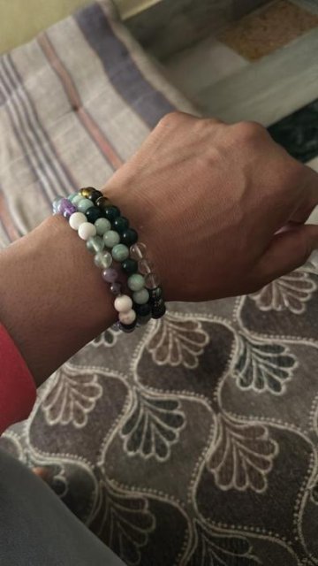 Zen Om Mani Padme Hum - 7 Chakra Bracelet