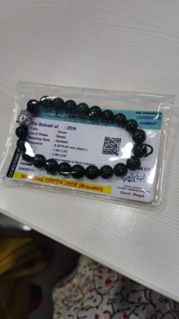 Zen Green Jade Bracelet for Wealth | Good Fortune & Luck