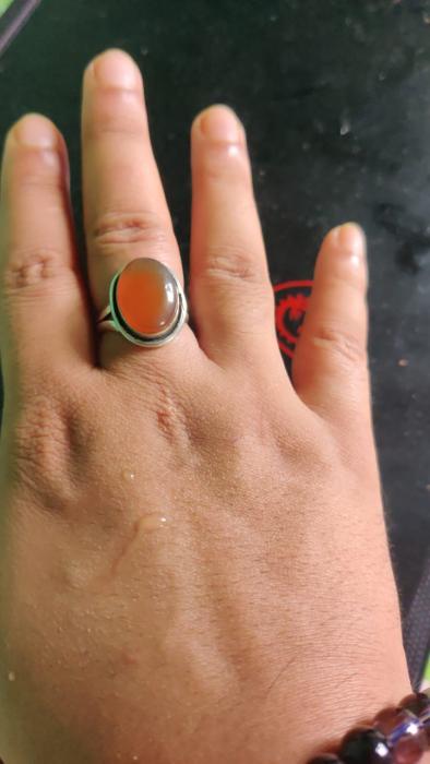 Carnelian Gemstone Ring 925 Sterling Silver Ring , Boho Ring, Gift For Her  red | eBay
