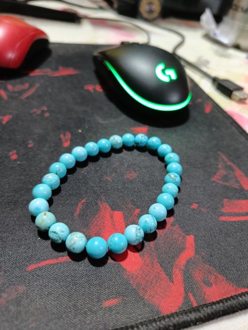 Premium Turquoise 10mm Bracelet – Zowawi