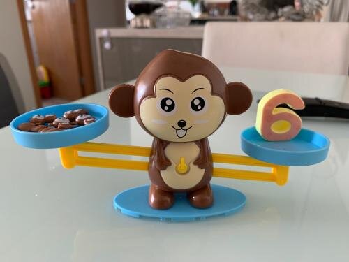Jeu De Balance De Singe Apprentissage Des Mathématiques Jeu Mathematic Outil Jouet éducatif