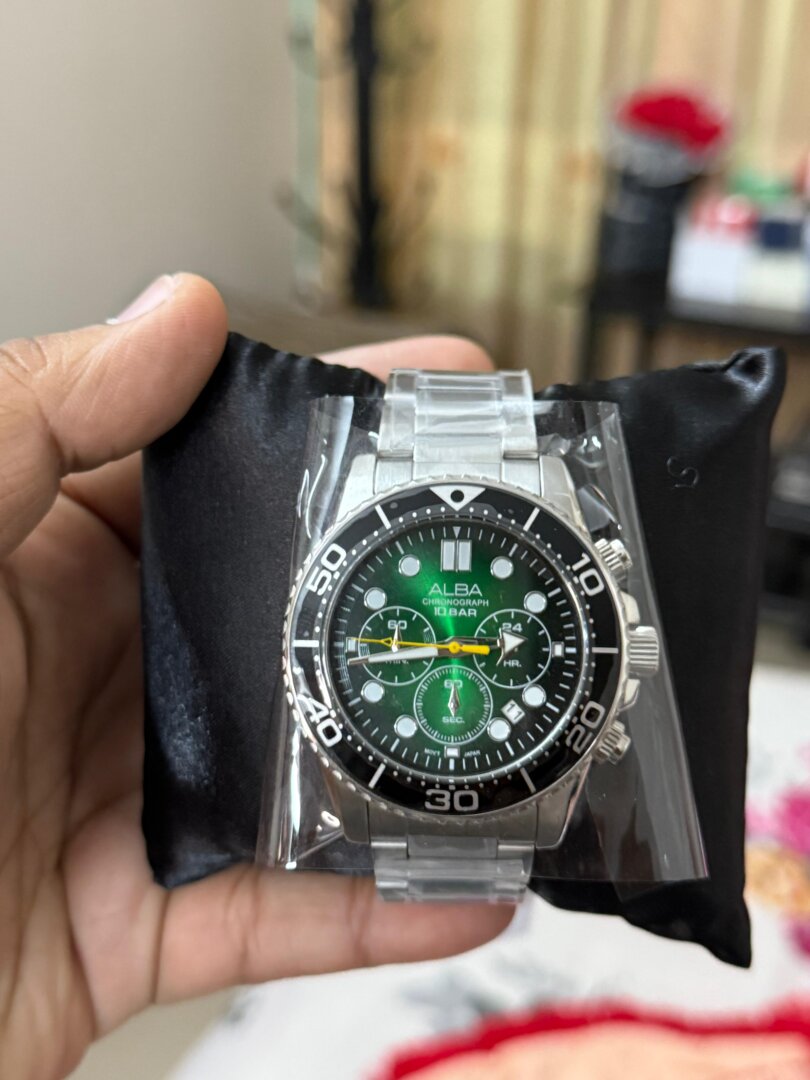 Emporio Armani Mario Automatic Multi Green Men's Watch| AR60053