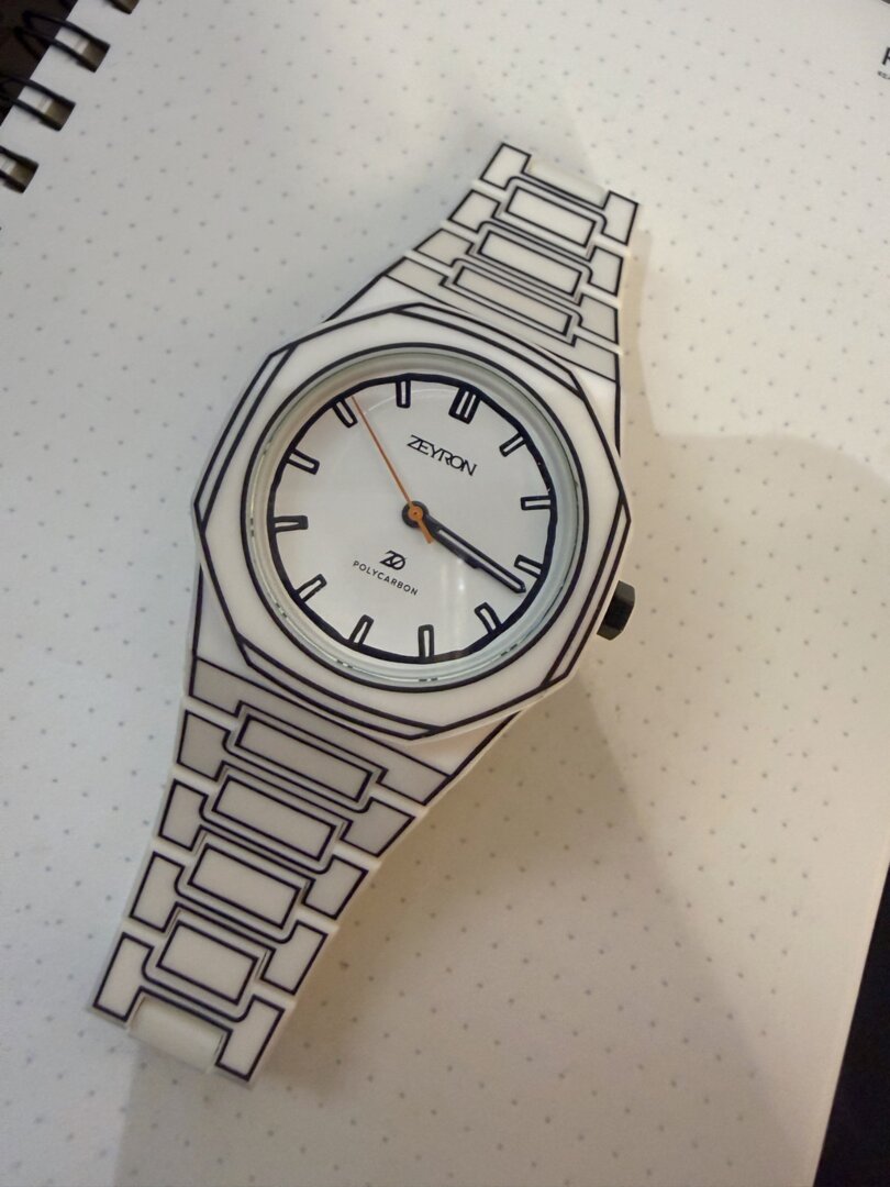 Emporio Armani Minimalist Date White Dial Men's Watch | AR11572