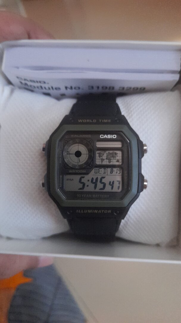 Casio Black Square Dial Men's Watch MTP-M306D-1AVDF
