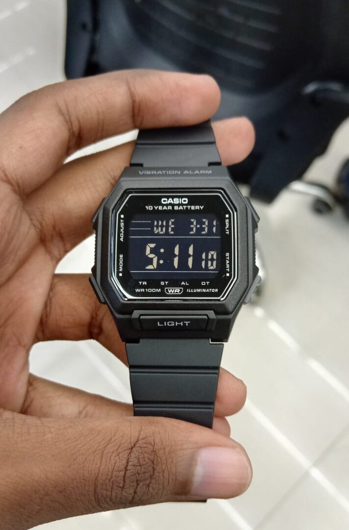 Casio Octagonal Shape Black Dial Men's Watch | MTP-B195D-1AVDF