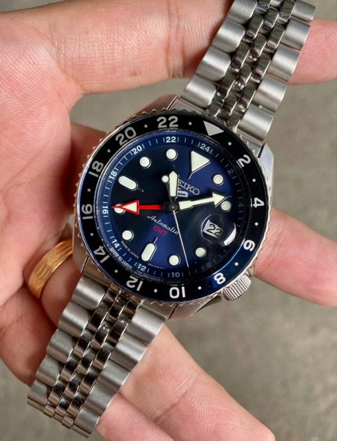 SEIKO 5 SPORTS GMT BLUE MEN'S WATCH | SSK003K1