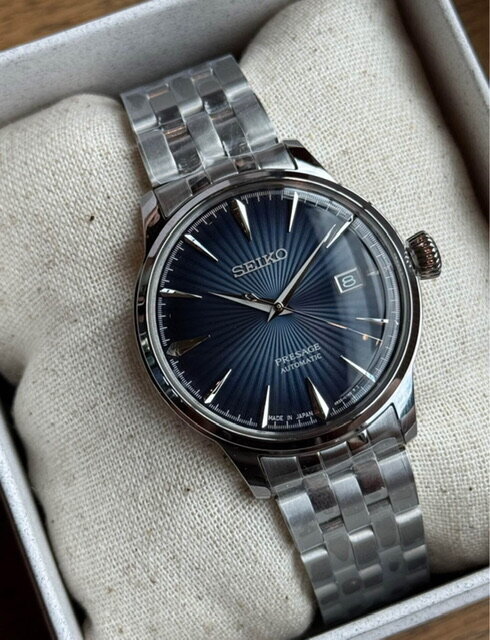 SEIKO PRESAGE AUTOMATIC COCKTAIL TIME THE BLUE MOON WATCH | SRPB41J1