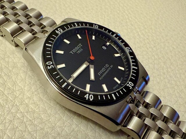 Tissot PR516 Powermatic 80 Black Dial Men's Watch | T149.407.11.051.00