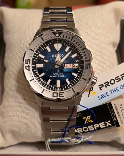 Seiko Prospex Antarctica Monster ‘Save the Ocean" Watch| SRPH75K1
