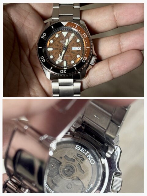 SEIKO 5 SPORTS SKX "SKELETON STYLE" MEN'S WATCH | SRPJ47K1