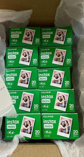 [全新現貨] Fujifilm Instax Mini 富士即影即有菲林相紙 (白邊框孖裝合共20張相紙)