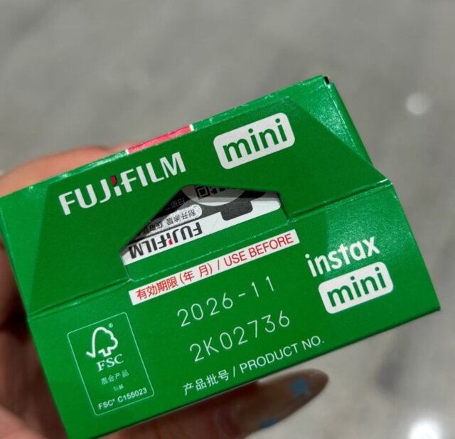 [全新現貨] Fujifilm Instax Mini 富士即影即有菲林相紙 (白邊框孖裝合共20張相紙)