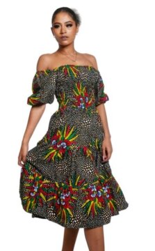 Omoni Shirred Dress review