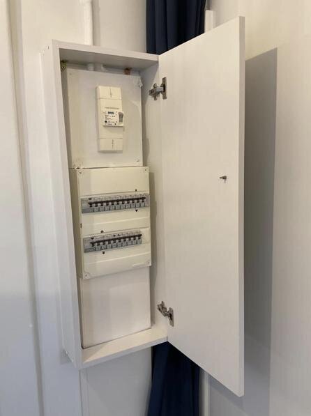 Photo client — cache Clim-Box posé (1/2)