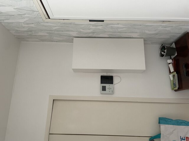 Photo client — cache Clim-Box posé (1/1)
