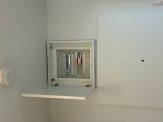 Photo client — cache Clim-Box posé (1/2)