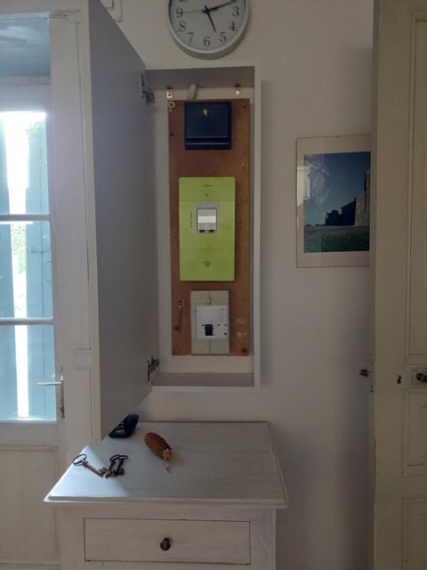 Photo client — cache Clim-Box posé (2/2)