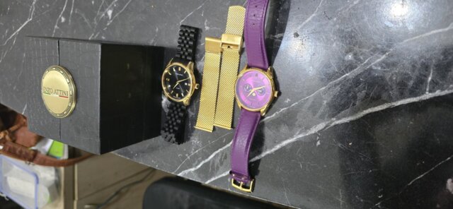 La Scala / President Bracelet, Black Color, Swiss Movement