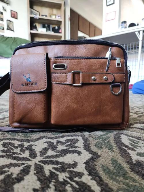 PU Shoulder Men Bag