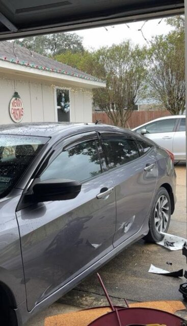 Smoked Window Visors 2016-2021 Honda Civic