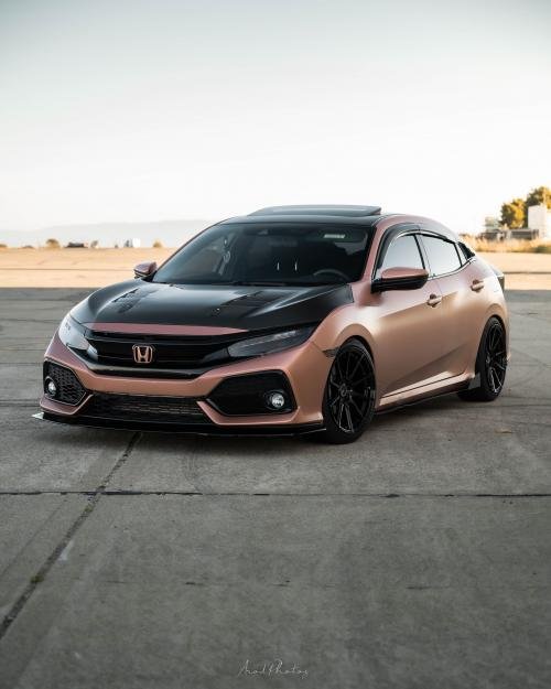UMS Front Bumper 3pc Lip for 2016+ Honda Civic Si/FK7 Hatch