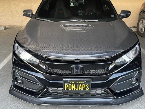 UMS Front Bumper 3pc Lip for 2016+ Honda Civic Si/FK7 Hatch
