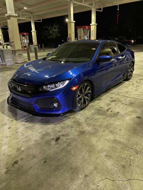 UMS Front Bumper 3pc Lip for 2016+ Honda Civic Si/FK7 Hatch