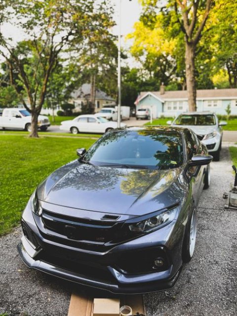 UMS Front Bumper 3pc Lip for 2016+ Honda Civic Si/FK7 Hatch