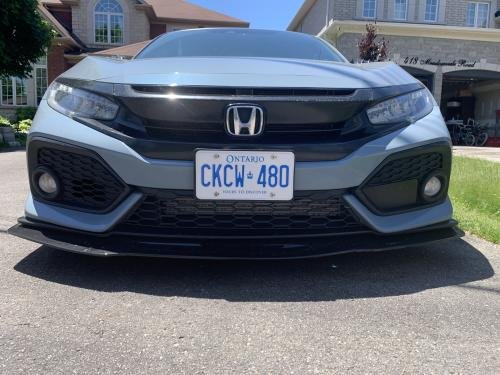 UMS Front Bumper 3pc Lip for 2016+ Honda Civic Si/FK7 Hatch