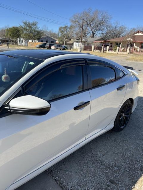 Smoked Window Visors 2016-2021 Honda Civic