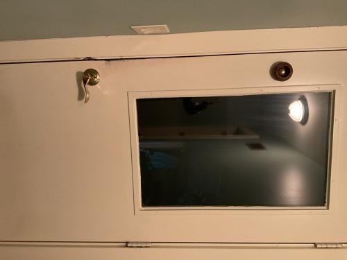 Wooden Style Brass Magnetic and Double-Sided Tape Doorbell