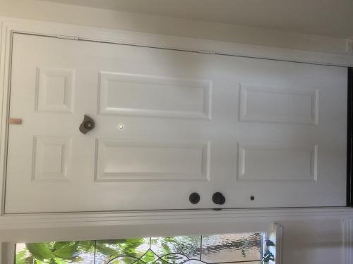 Wooden Style Brass Magnetic and Double-Sided Tape Doorbell