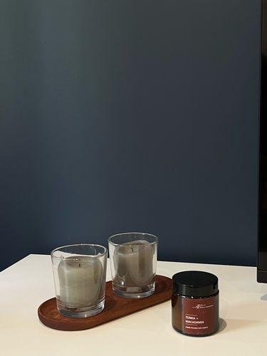 Hand Craved Coffe Plate • 100% Walnut/Beech/Acacia