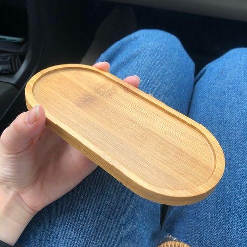 Hand Craved Coffe Plate • 100% Walnut/Beech/Acacia