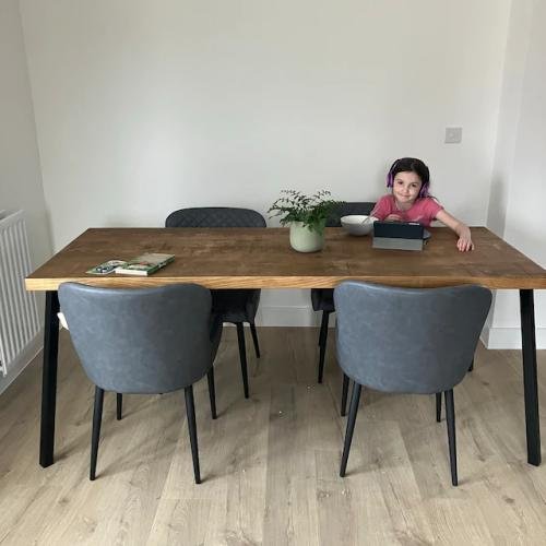Extra Chunky rustic large dining table
