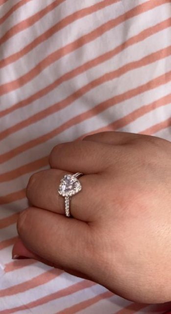 Be Mine Pavé Heart Ring