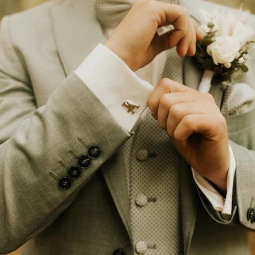 Initials cufflinks