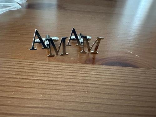 Initials cufflinks
