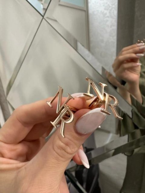 Initials cufflinks
