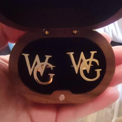 Initials cufflinks